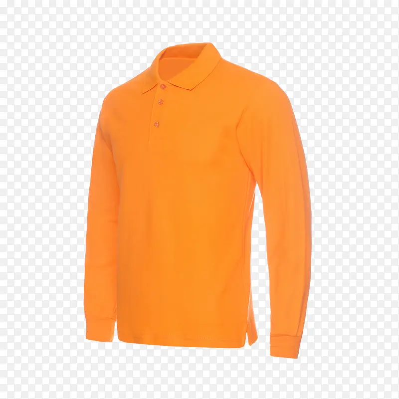 橙色长袖T恤
