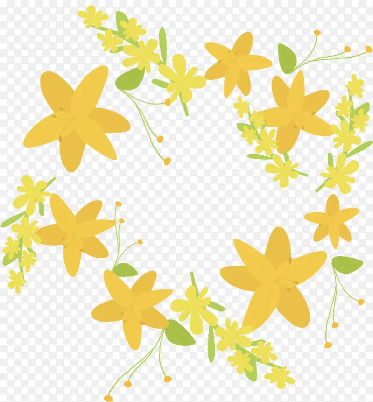 春季花朵背景设计