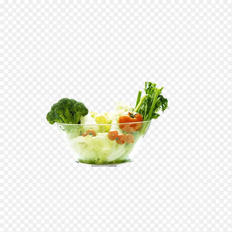 一盆蔬菜