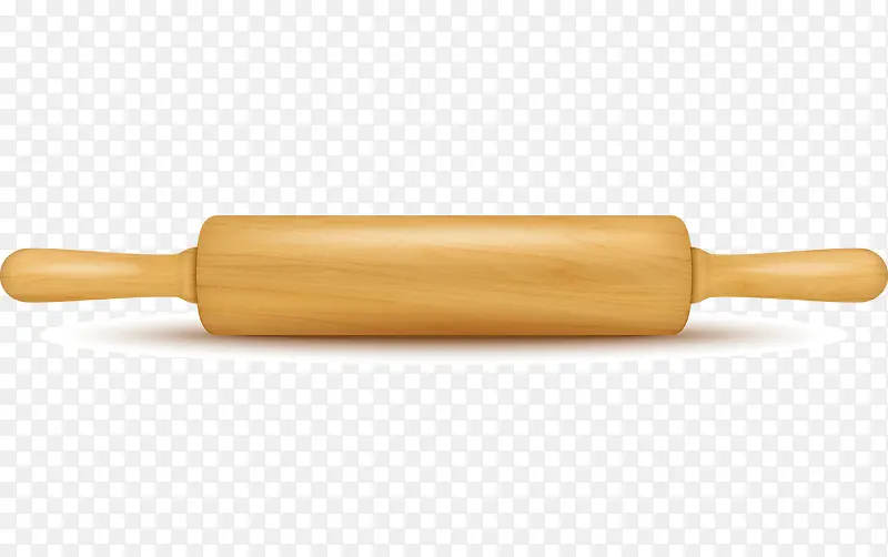 一个木头色的擀面杖