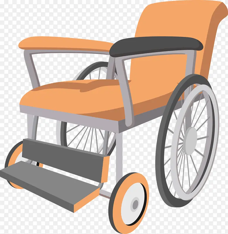 残疾人用的轮椅卡通