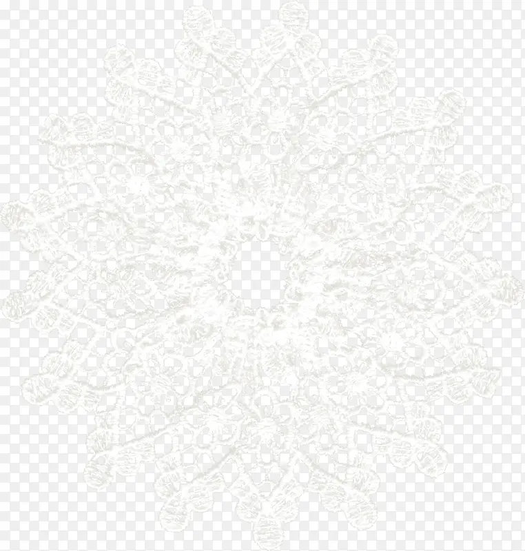 漂浮白色花纹雪花