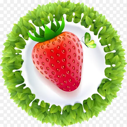 图标草莓