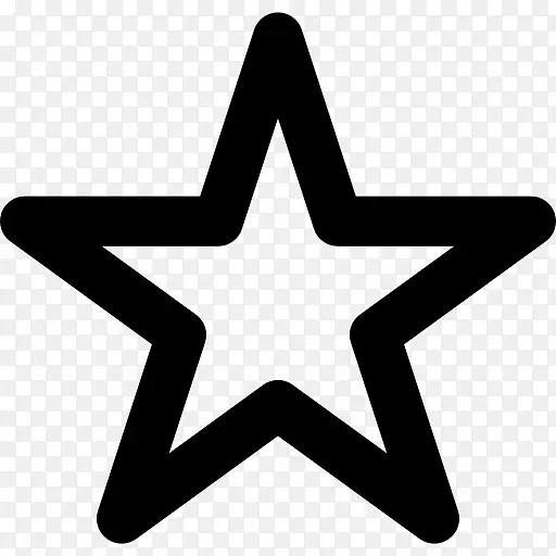最喜欢的明星的轮廓象征图标