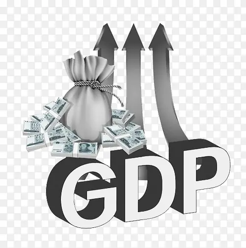 GDP水平提高图案