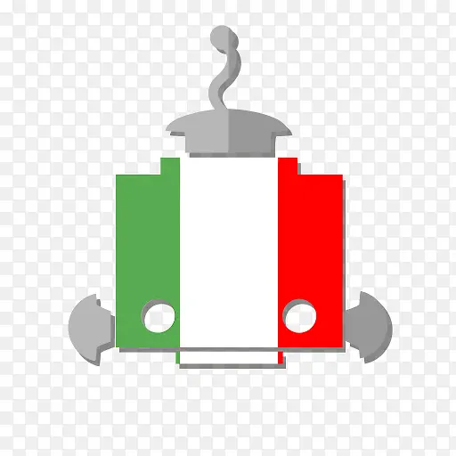 BOT国旗它意大利意大利机器人