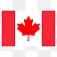 加拿大平面图标