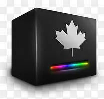 加拿大国旗Colorful-Mail-Box-icons