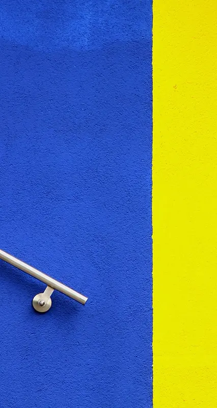 蓝黄色壁纸墙壁纹理