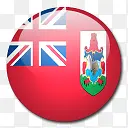 百慕大群岛国旗国圆形世界旗