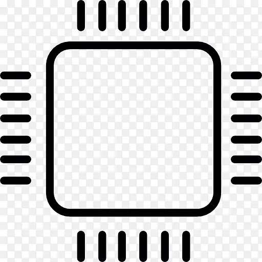 计算机微芯片图标