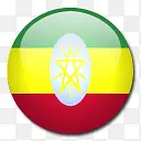 埃塞俄比亚国旗国圆形世界旗