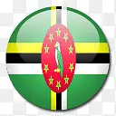 多米尼加国旗国圆形世界旗