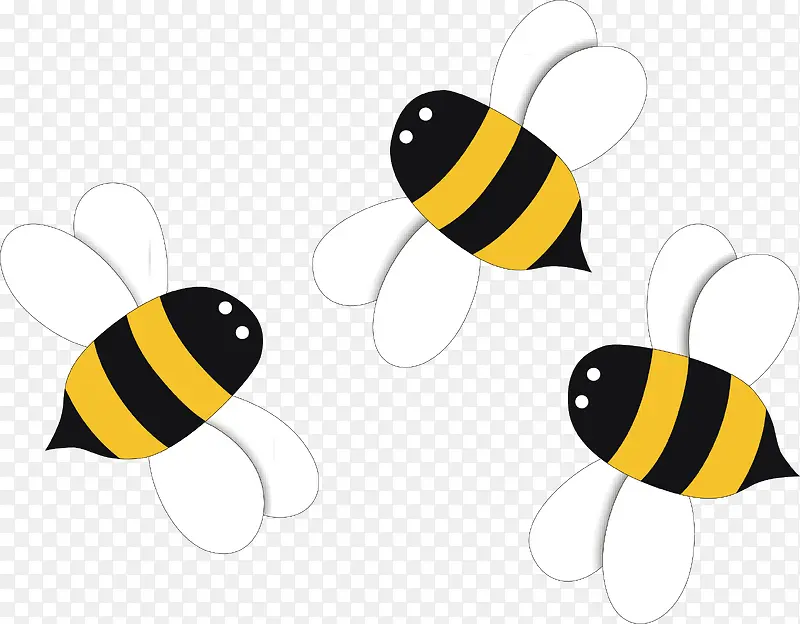 蜜蜂png矢量元素