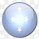 密克罗尼西亚联邦状态国旗国圆形