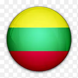 国旗立陶宛对世界国旗图标