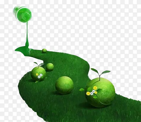 绿色生态教育行业装饰图案