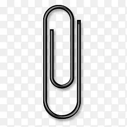 回形针黑色的vista-base-software-icon