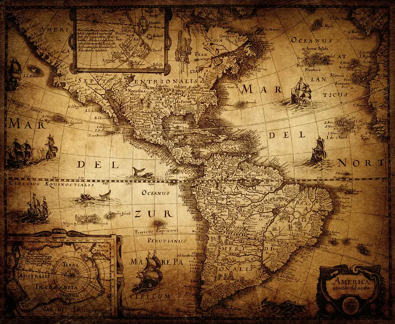 航海地图背景
