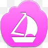 帆Pink-cloud-icons