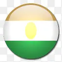 尼日尔国旗国圆形世界旗