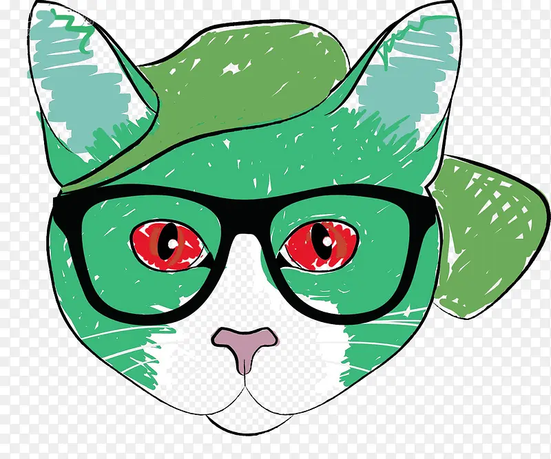 可爱的手绘猫咪