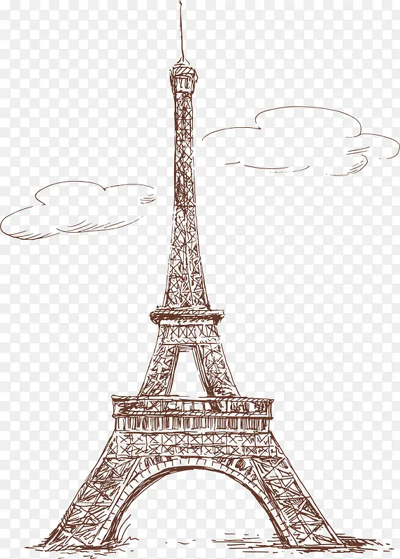 大气古典巴黎铁塔