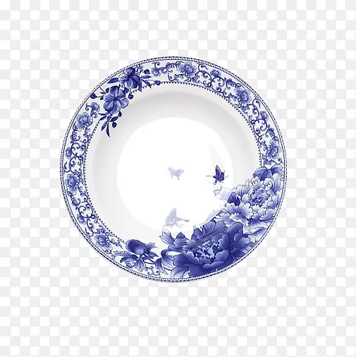 青花瓷盘子