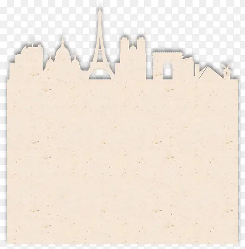 巴黎铁塔城市复古纸张