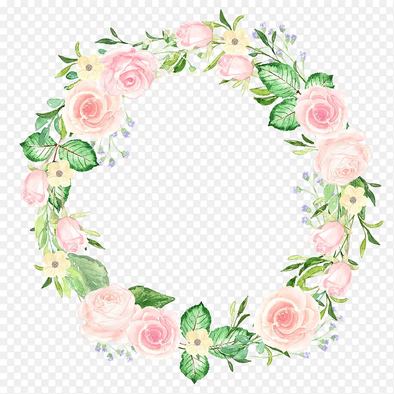 花边花环花圈素材