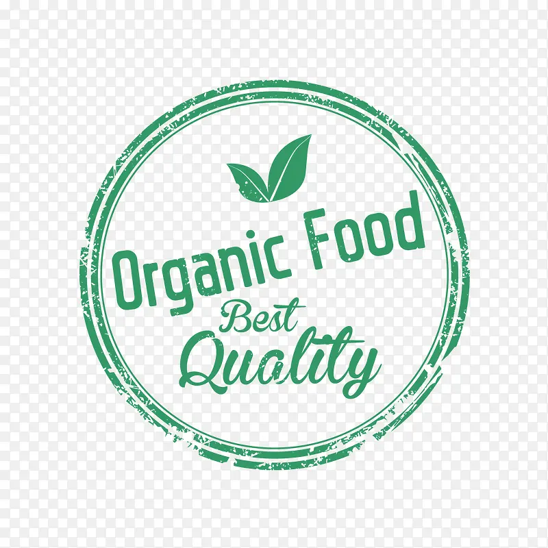 纯天然食品logo图章