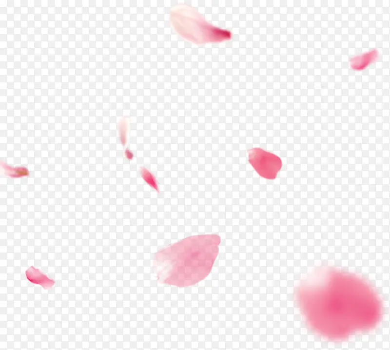 粉色浪漫漂浮花瓣