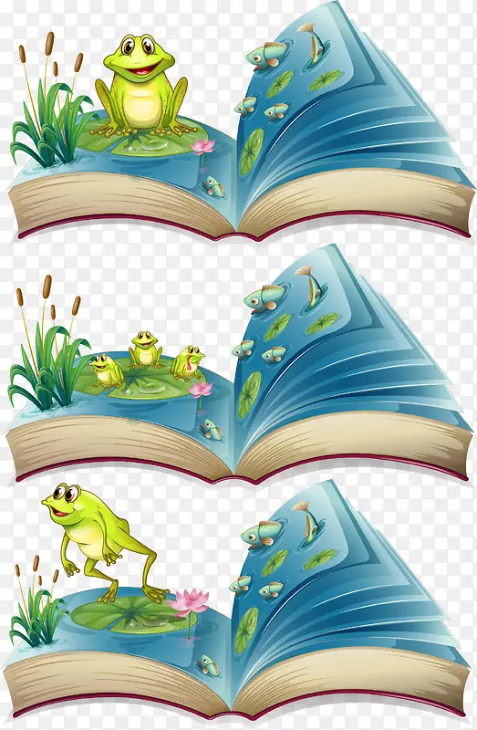 书本里的青蛙