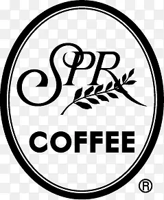 创意合成春天咖啡logo