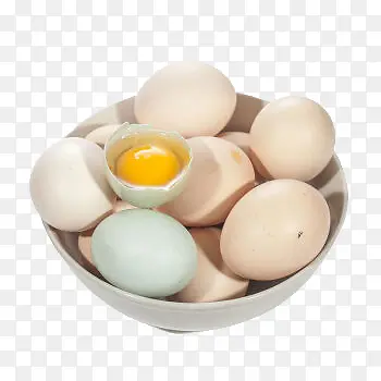 一盆鲜鸡蛋