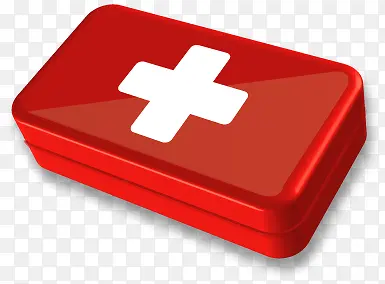 红色十字医疗箱子