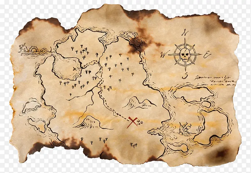 古代地图手稿