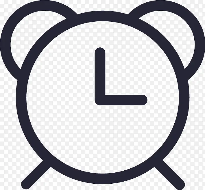 简约闹钟图标设计时间提醒标识PNG图片素材下载_图片编号qrmgkdmr-免抠素材网