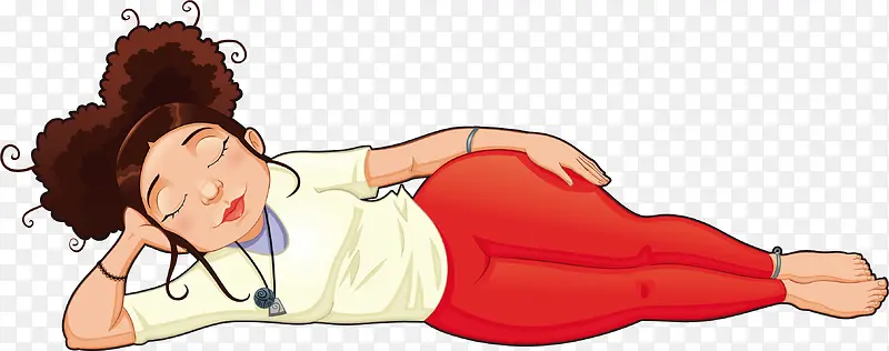 睡着的美女