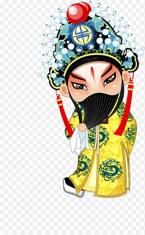 黄衣京剧皇帝q版