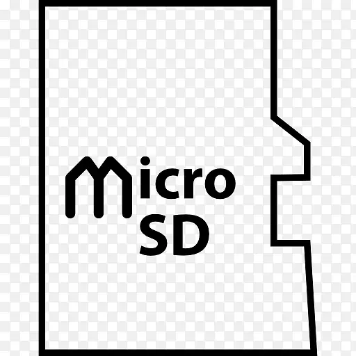微型SD卡图标