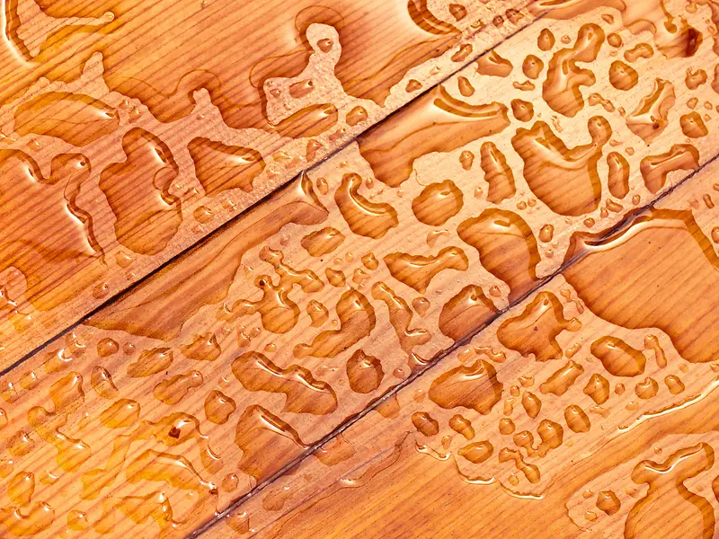 木板上的水