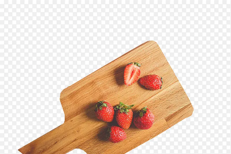 砧板上的草莓