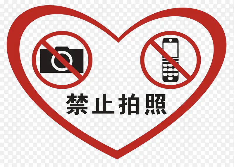 禁止用手机相机拍照