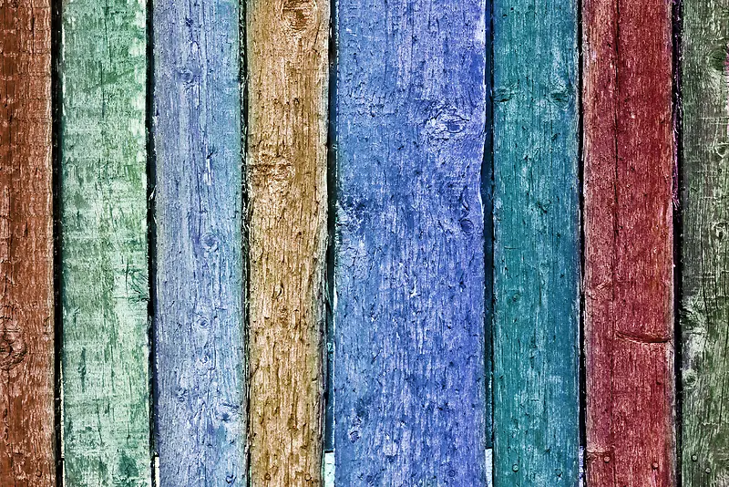 彩色木料材质背景