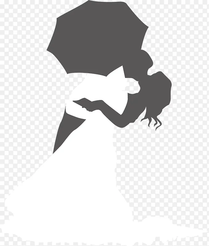 结婚婚礼剪影亲吻