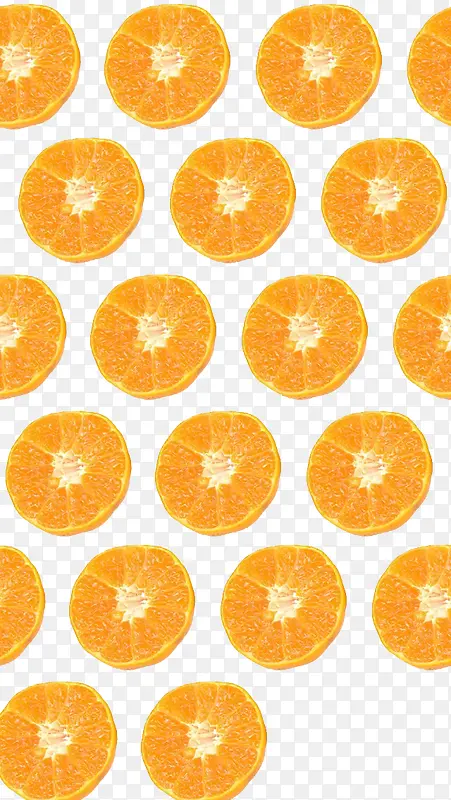 切半橙子素材图片