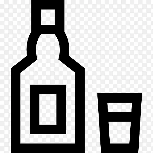 酒一瓶和格拉斯图标
