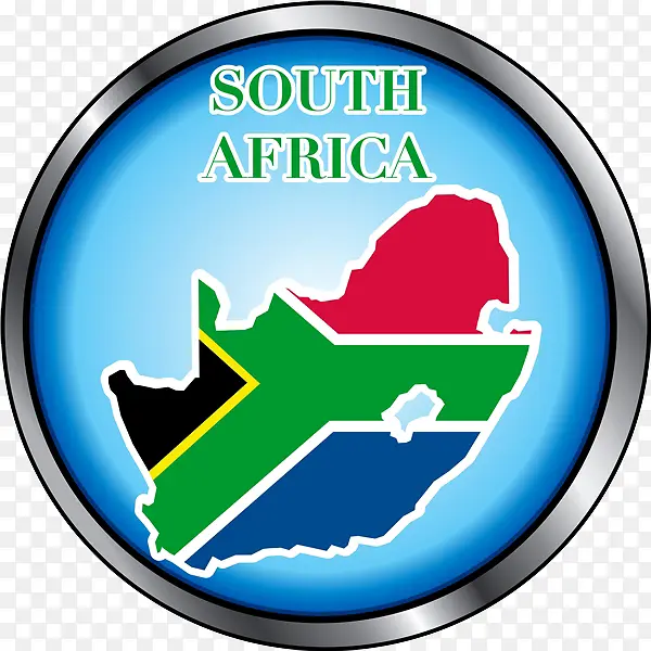 图标中的南非地图