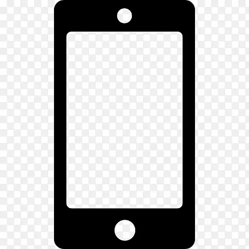 智能手机的空白屏幕图标